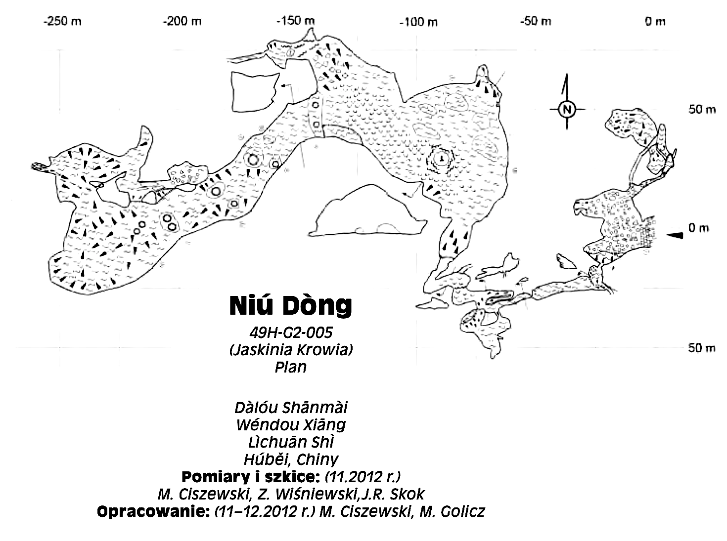 topographie Niudong 牛洞