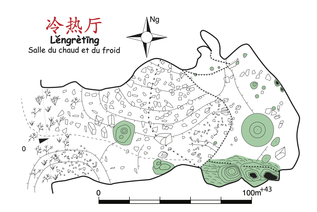 topographie Lengreting 冷热厅