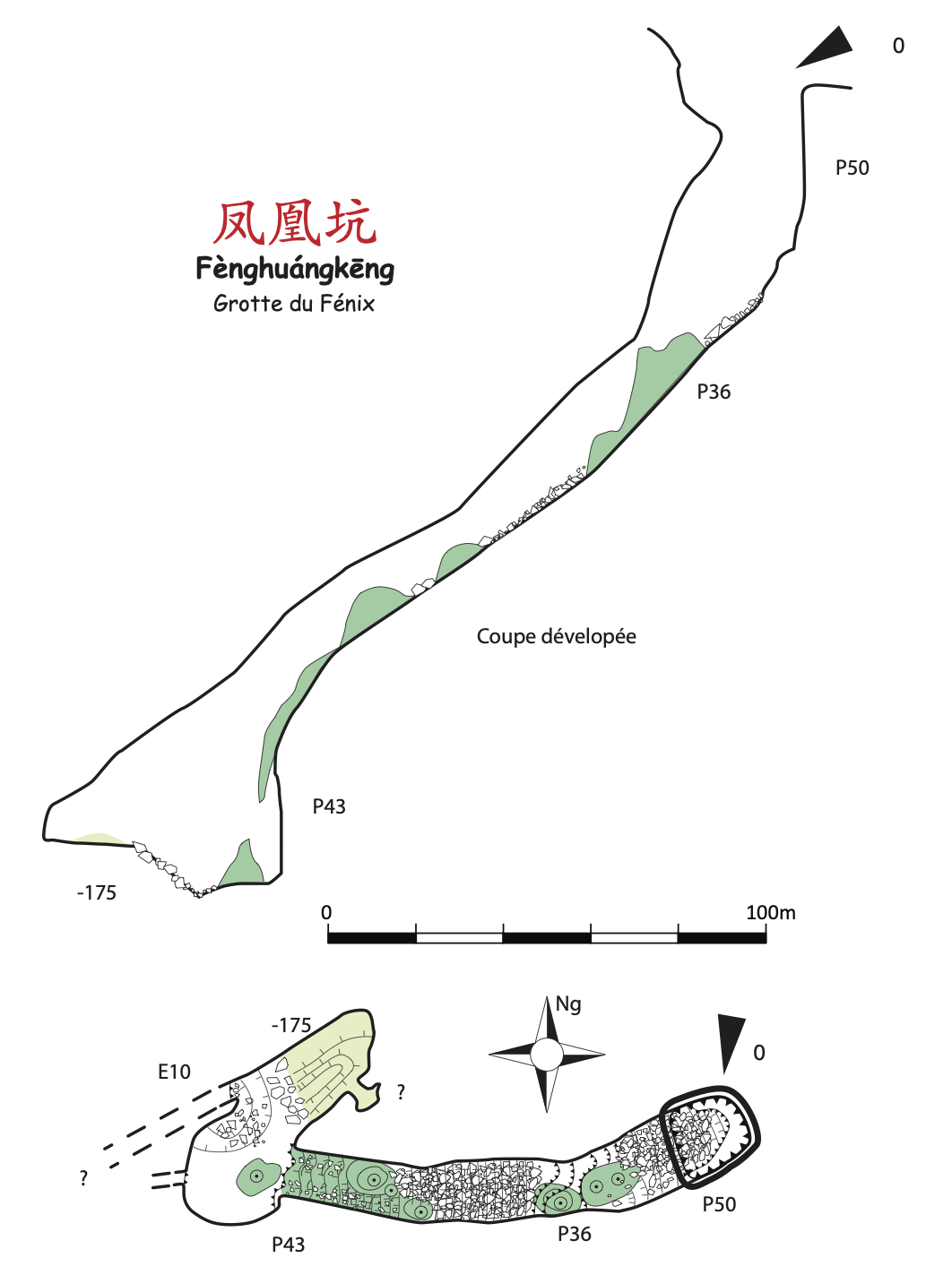 topographie Fenghuangkeng 凤凰坑