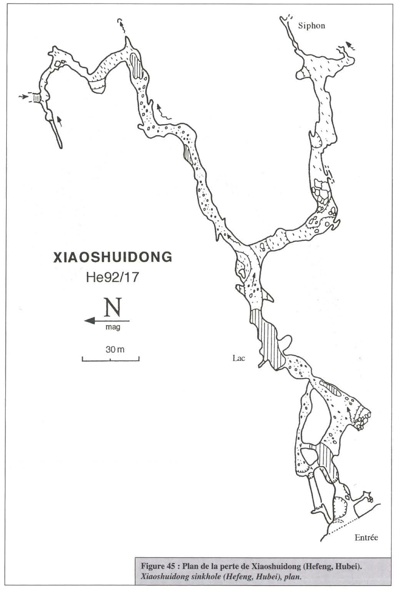 topographie Xiaoshuidong 消水洞