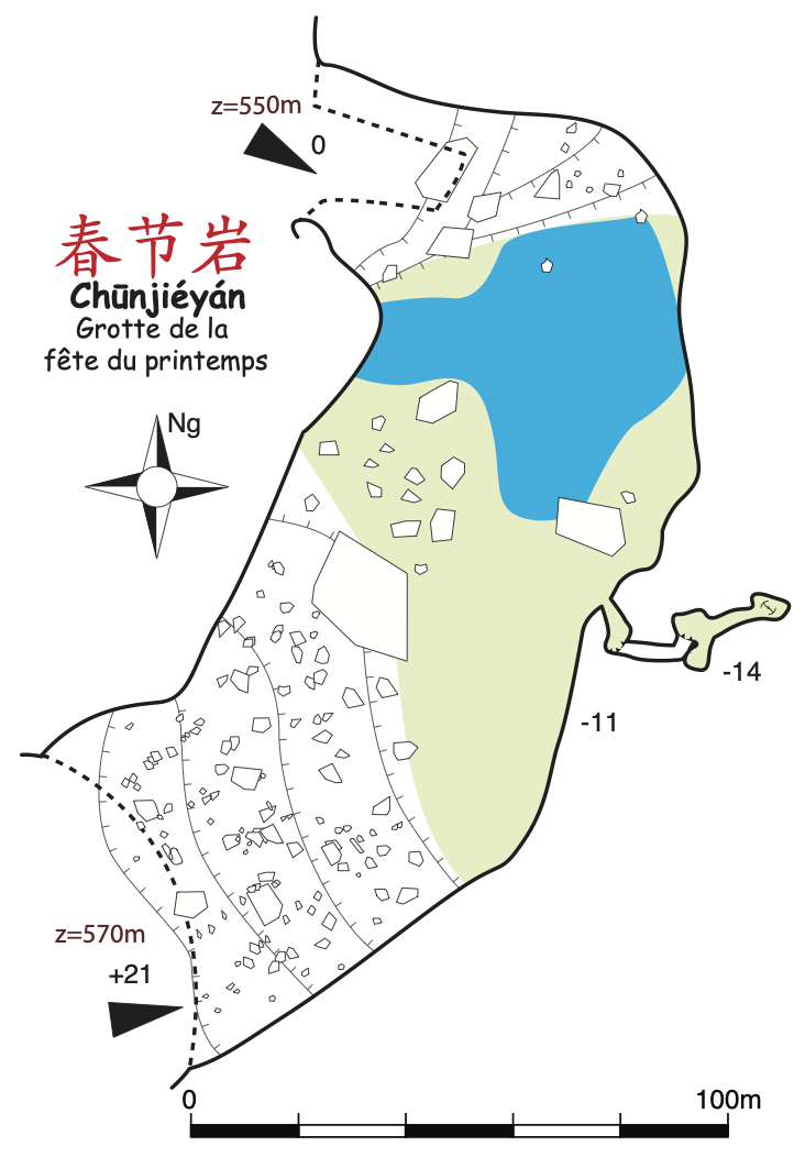 topographie Chunjieyan 春节岩