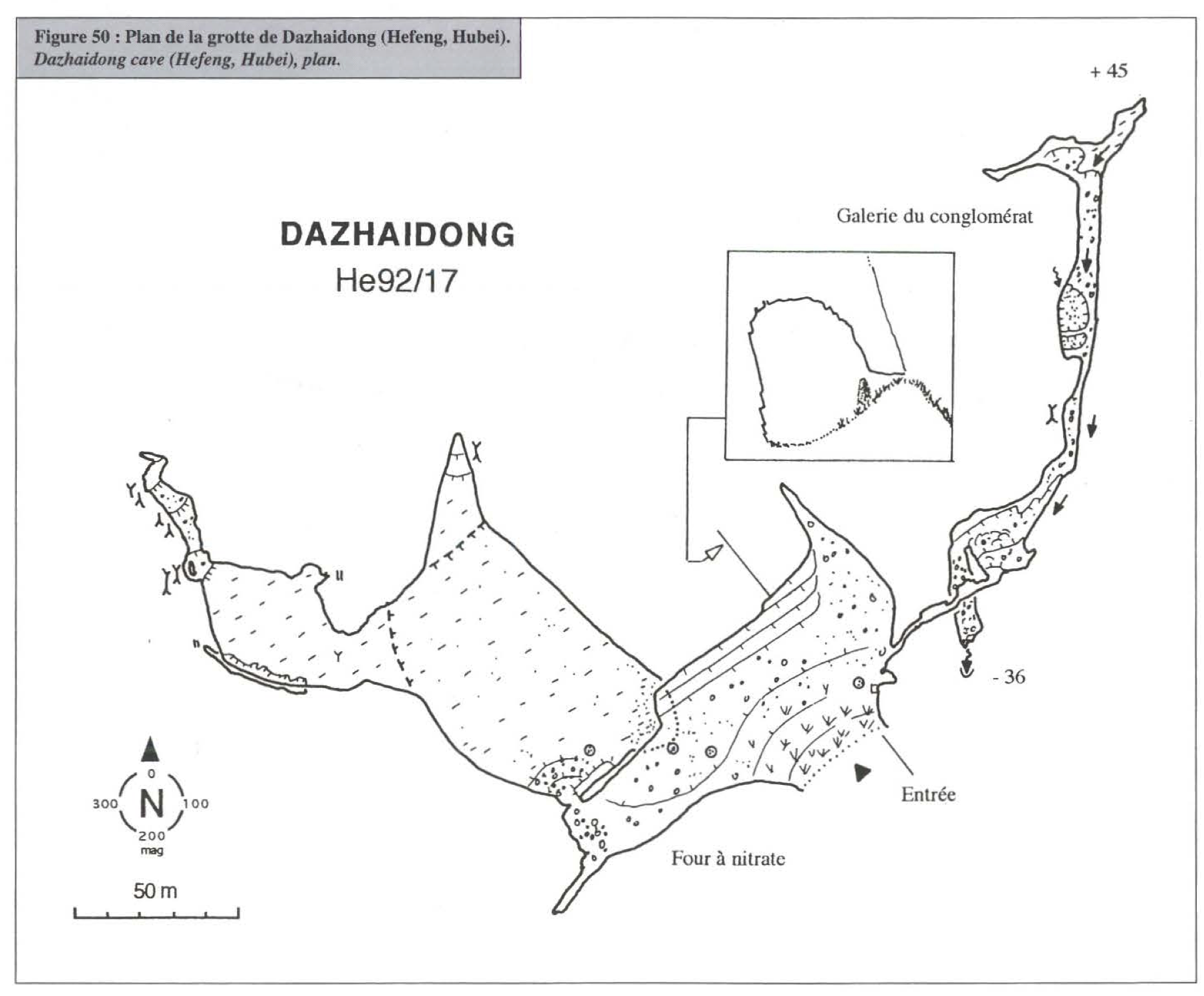 topographie Dazhaidong 大寨洞