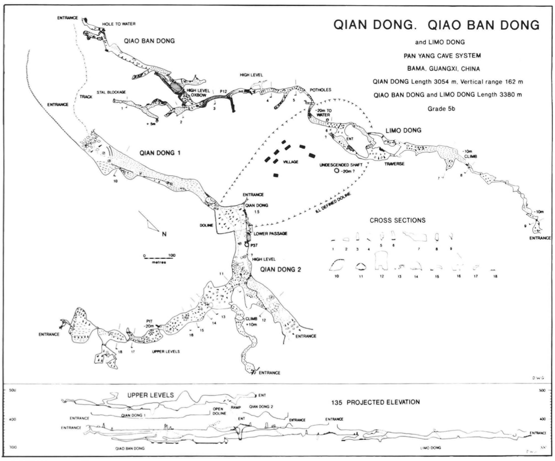 topographie Qiaobandong 