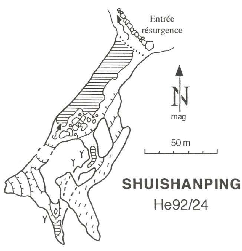 topographie Shuishanpingquan 水沙坪