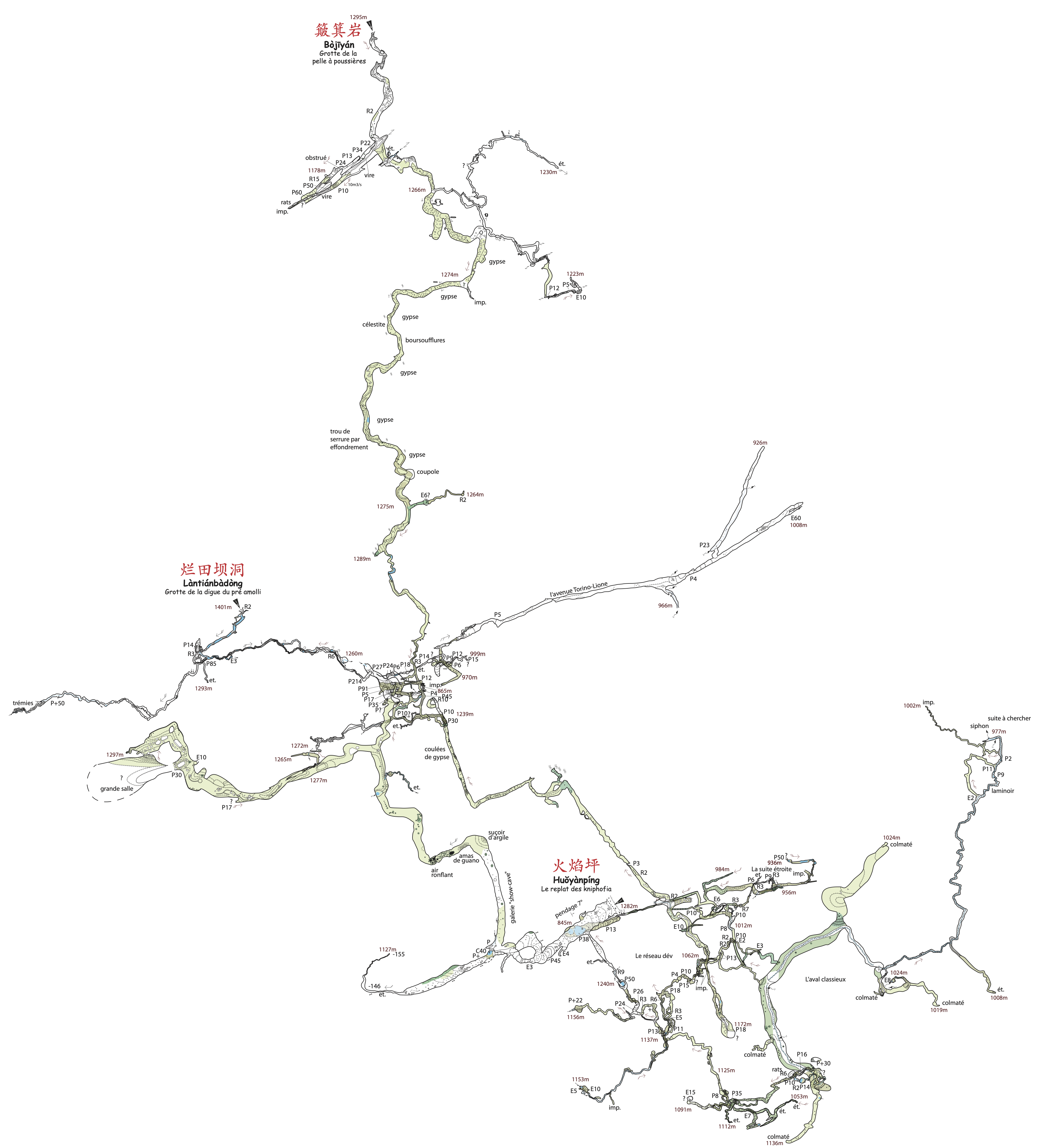 topographie Bojiyan 簸箕岩