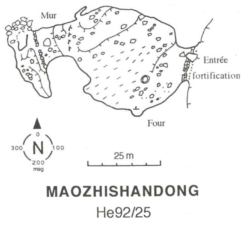 topographie Maozhishandong 猫子山洞