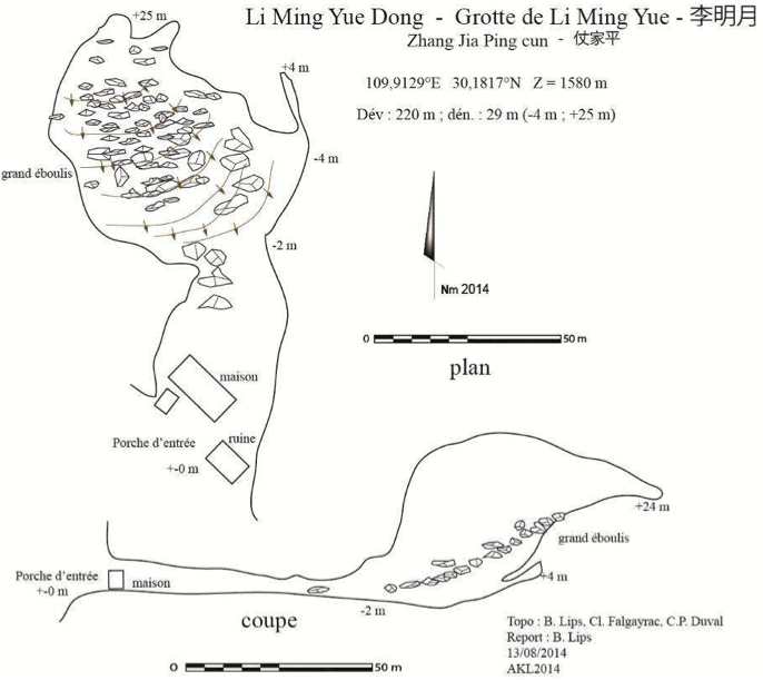 topographie Limingyuedong 