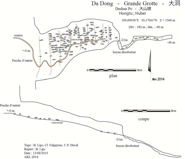 topographie Dadong 大洞