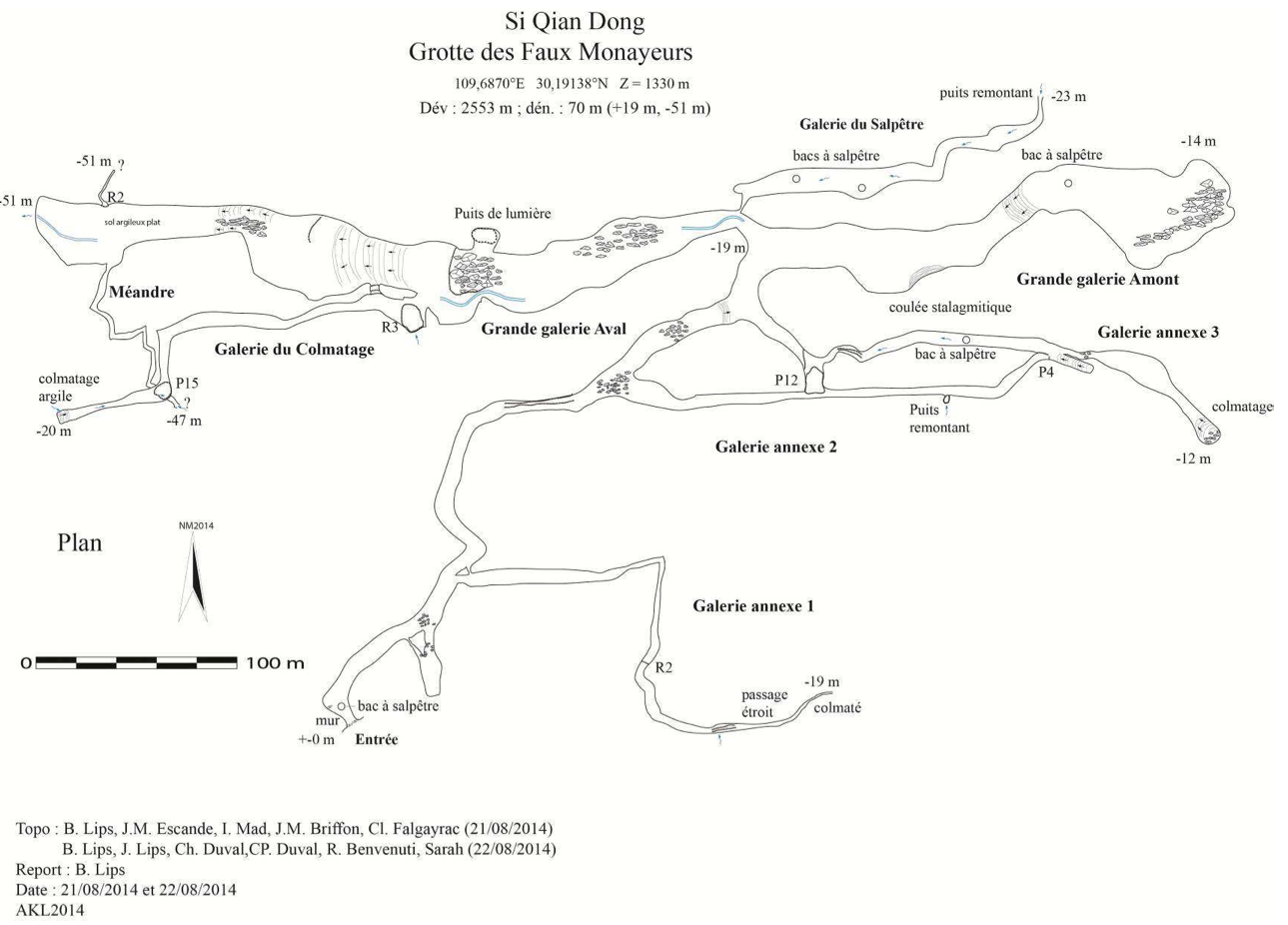 topographie Siqiangdong 