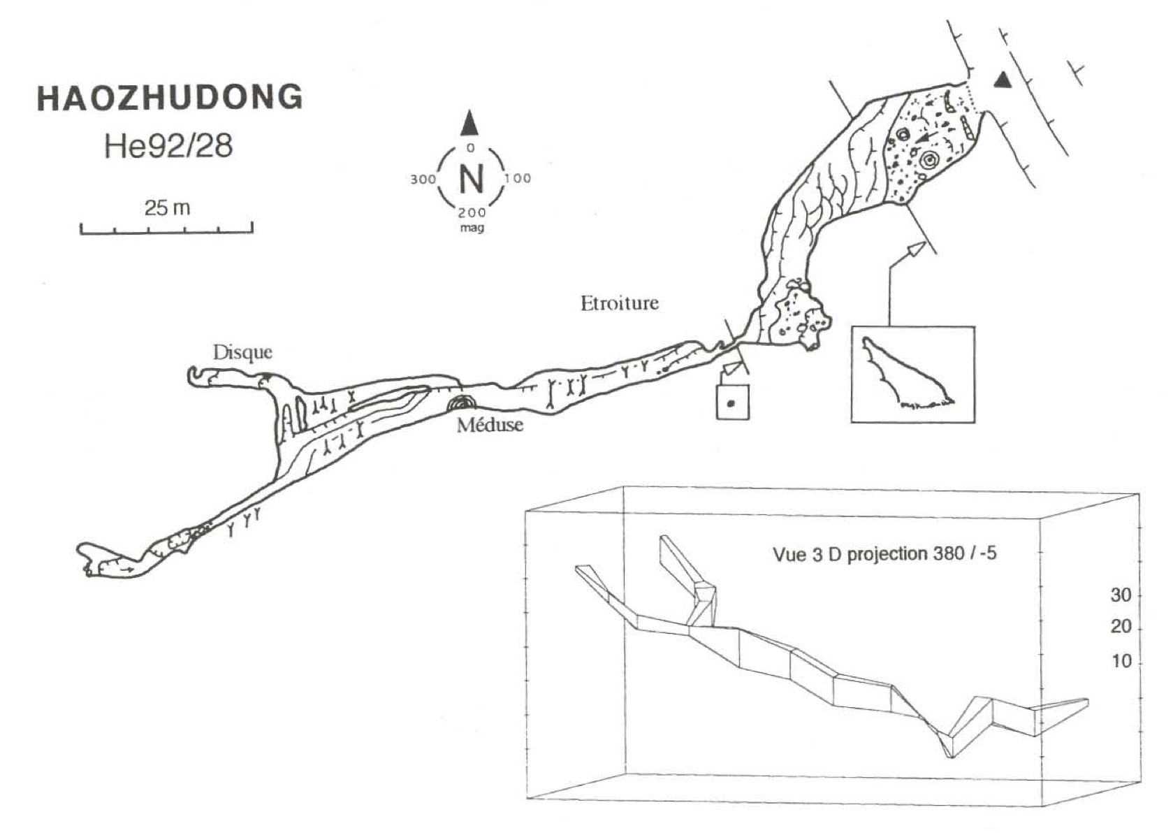 topographie Haozudong 豪豬洞