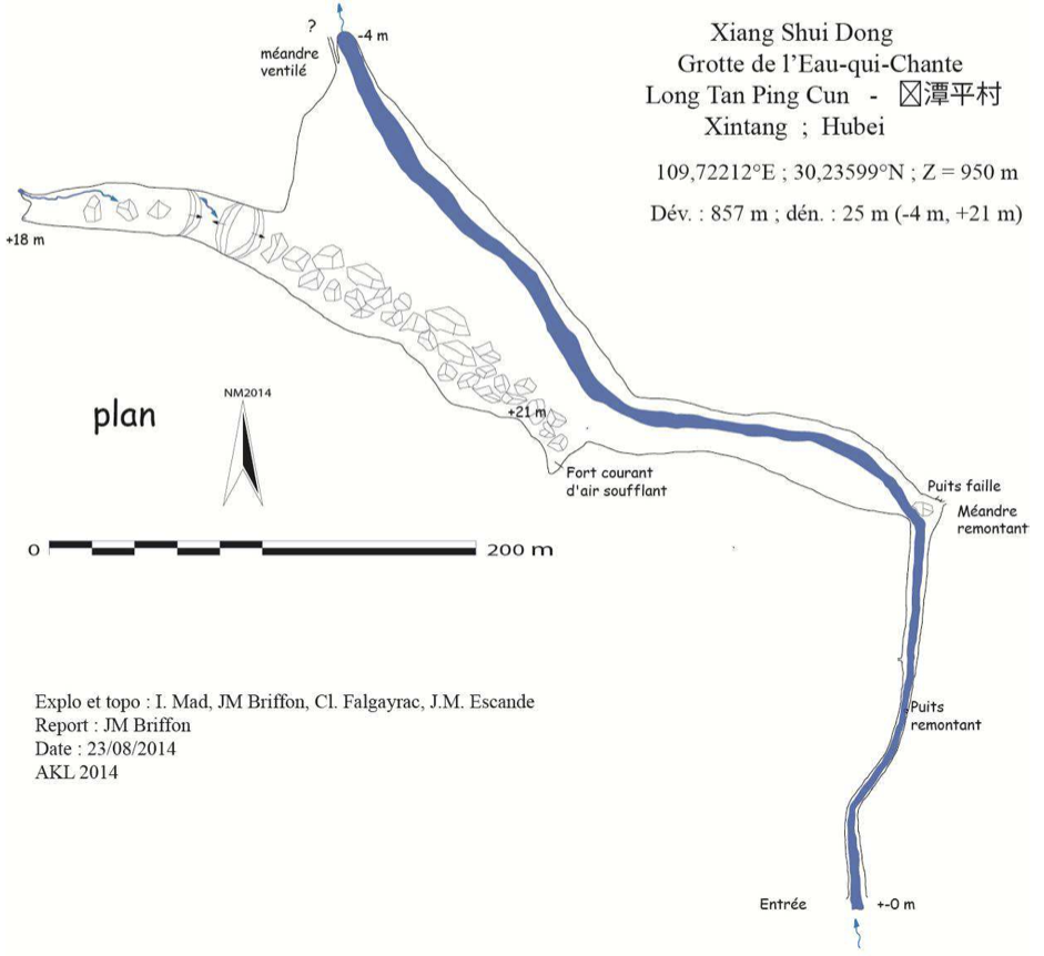 topographie Xiangshuidong 