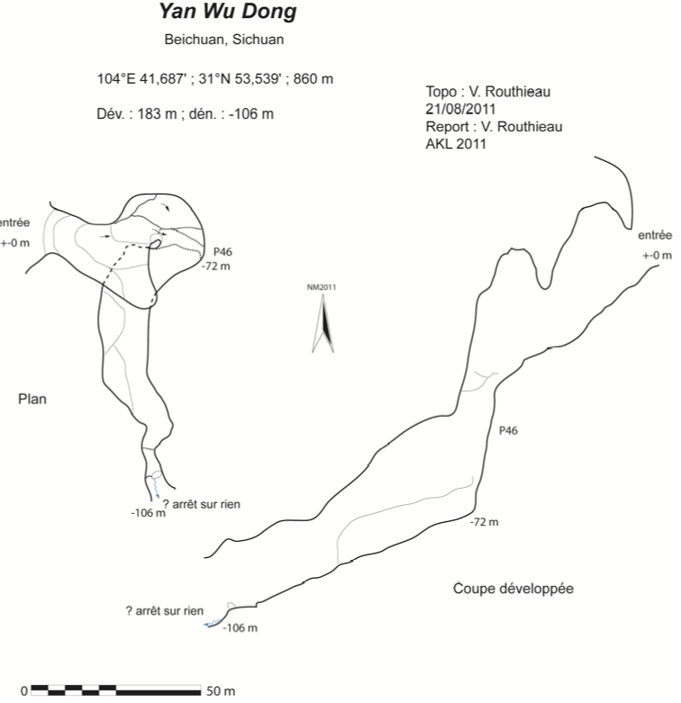 topographie Yanwudong 