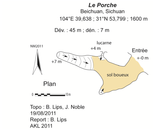 topographie Le porche 