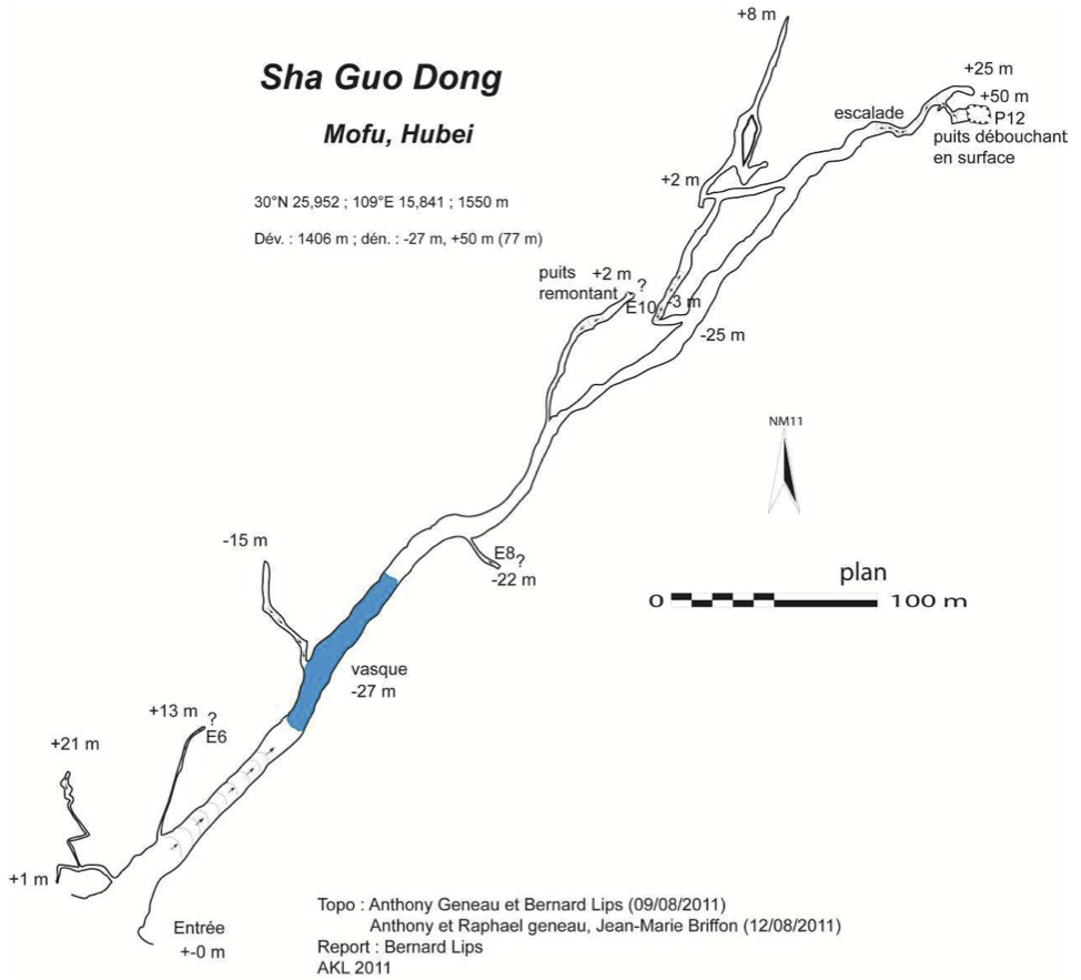 topographie Shaguodong 