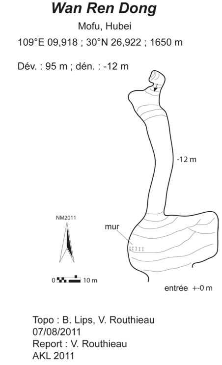 topographie Wanrendong 万人洞