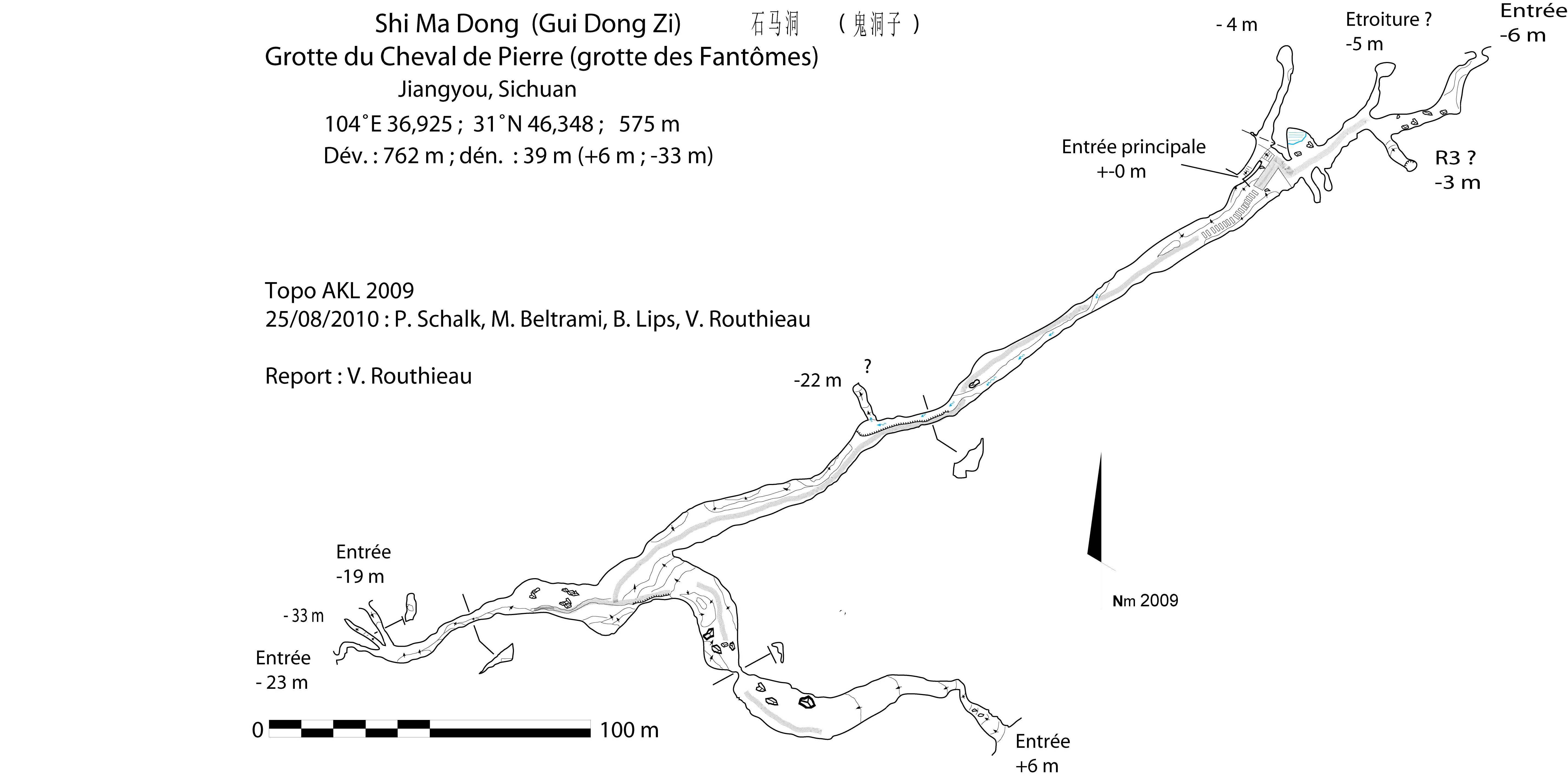 topographie Shimadong 石马洞