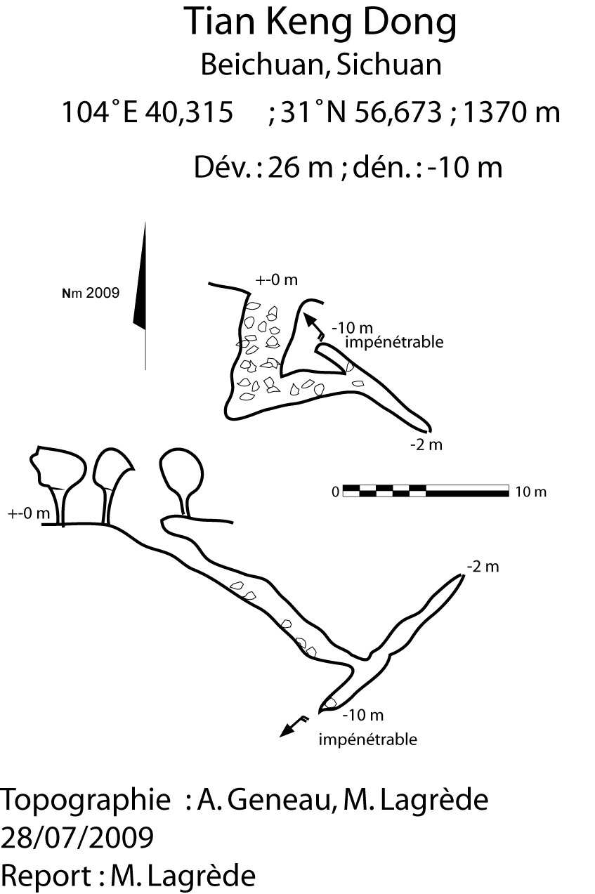 topographie Tiankengdong 