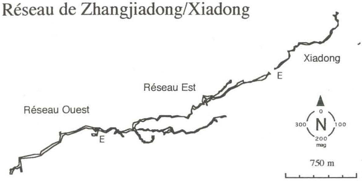 topographie Shuangdong/Zhangjiadong 双洞
