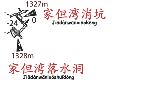 topographie Jiadanwanxiaokeng 家但湾消坑