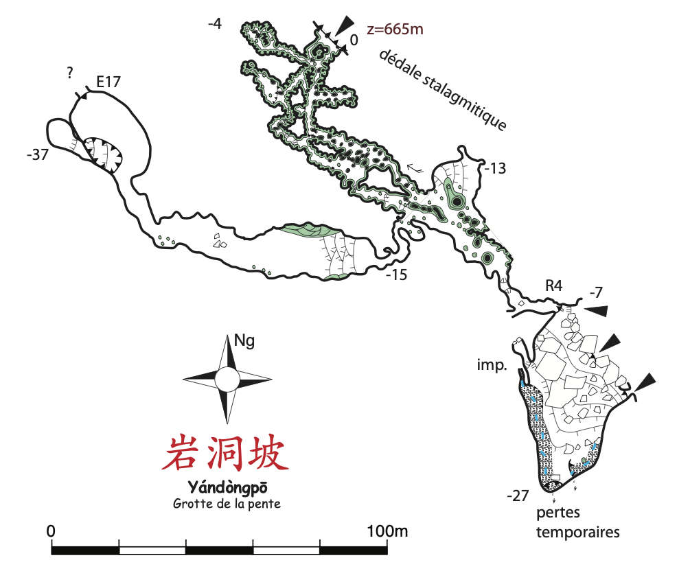 topographie Yandongpo 岩洞坡