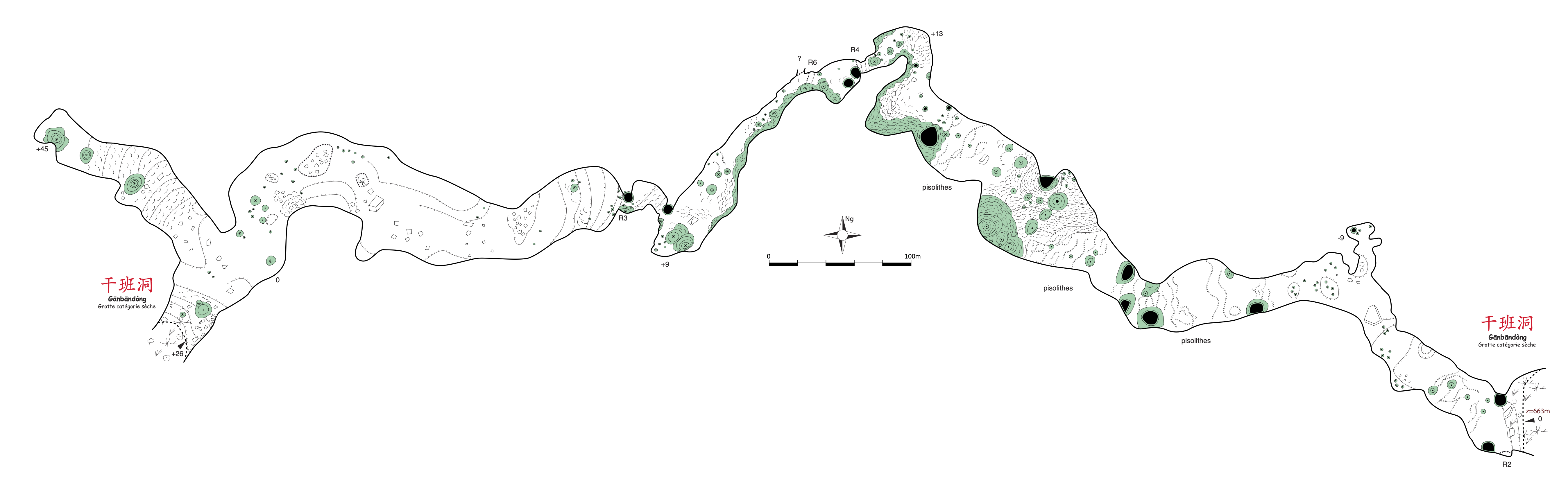 topographie Ganbandong 干班洞