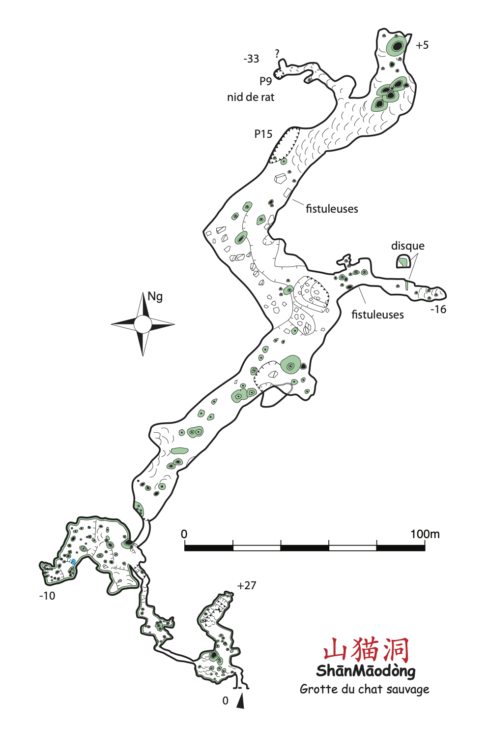 topographie Shanmaodong 山猫洞