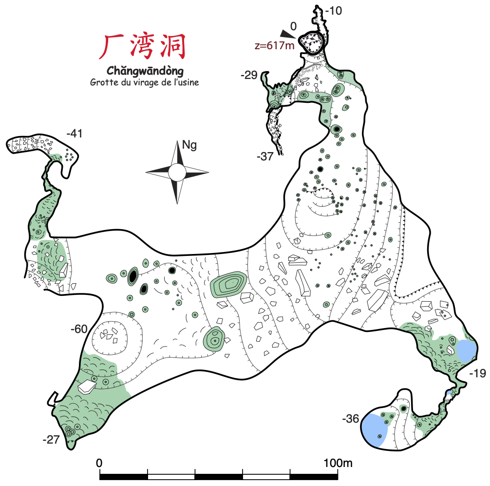 topographie Changwandong 厂湾洞