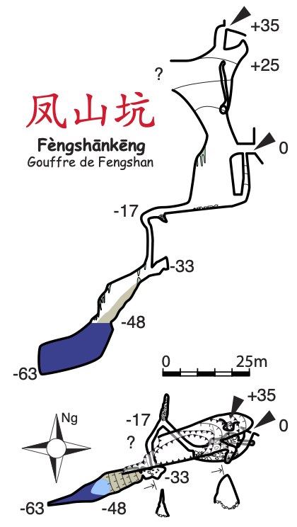 topographie Fengshankeng 凤山坑