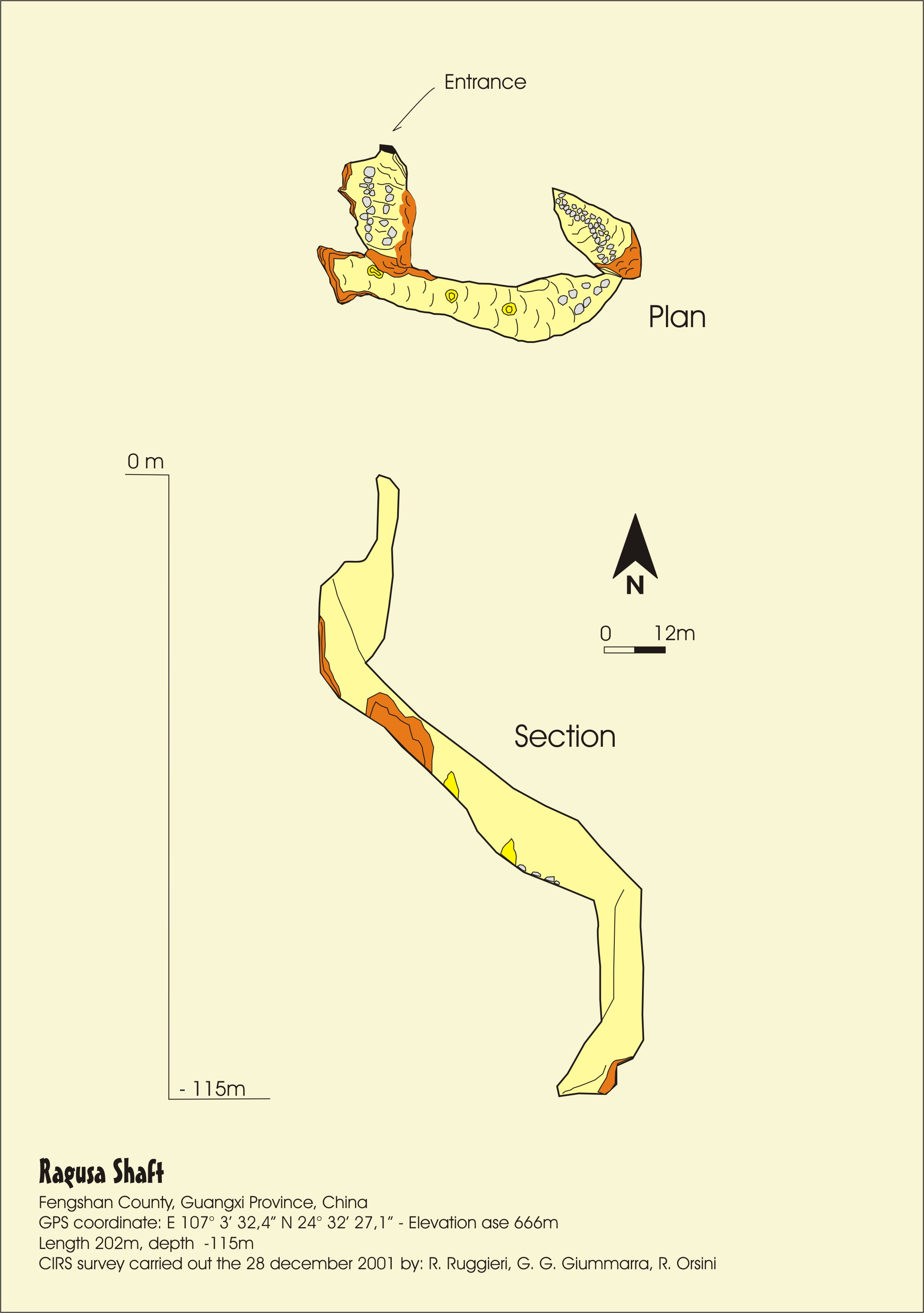 topographie Lagusakeng 拉古萨坑