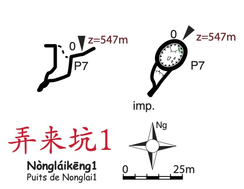 topographie Nonglaikeng 1 弄来坑1