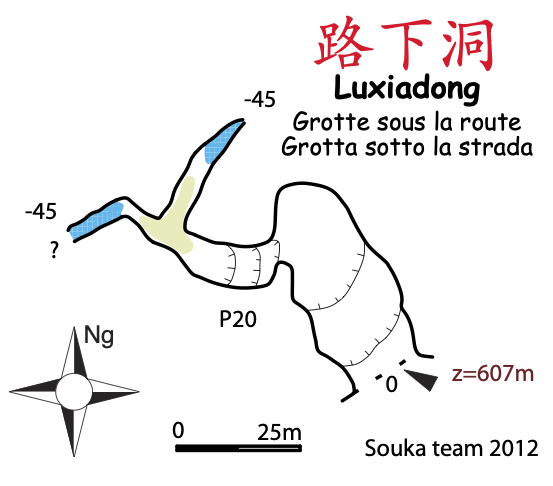 topographie Luxiadong 路下洞
