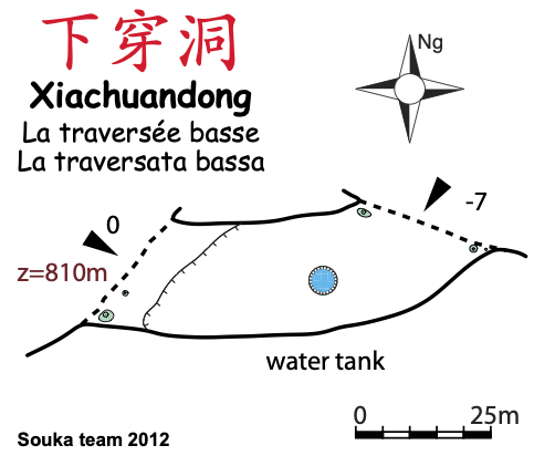 topographie Xiachuandong 下穿洞