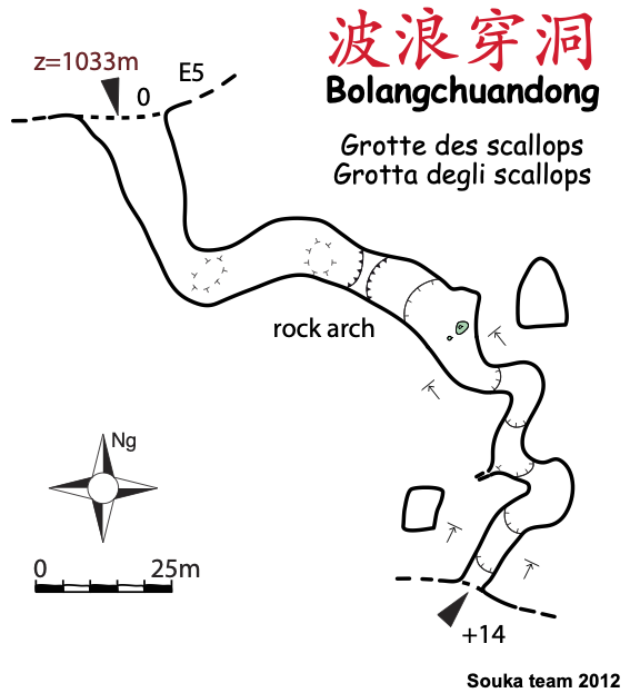 topographie Bolangchuandong 波浪穿洞