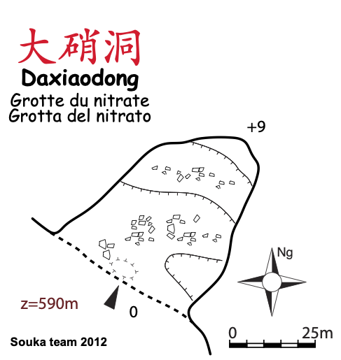 topographie Daxiaodong 大硝洞