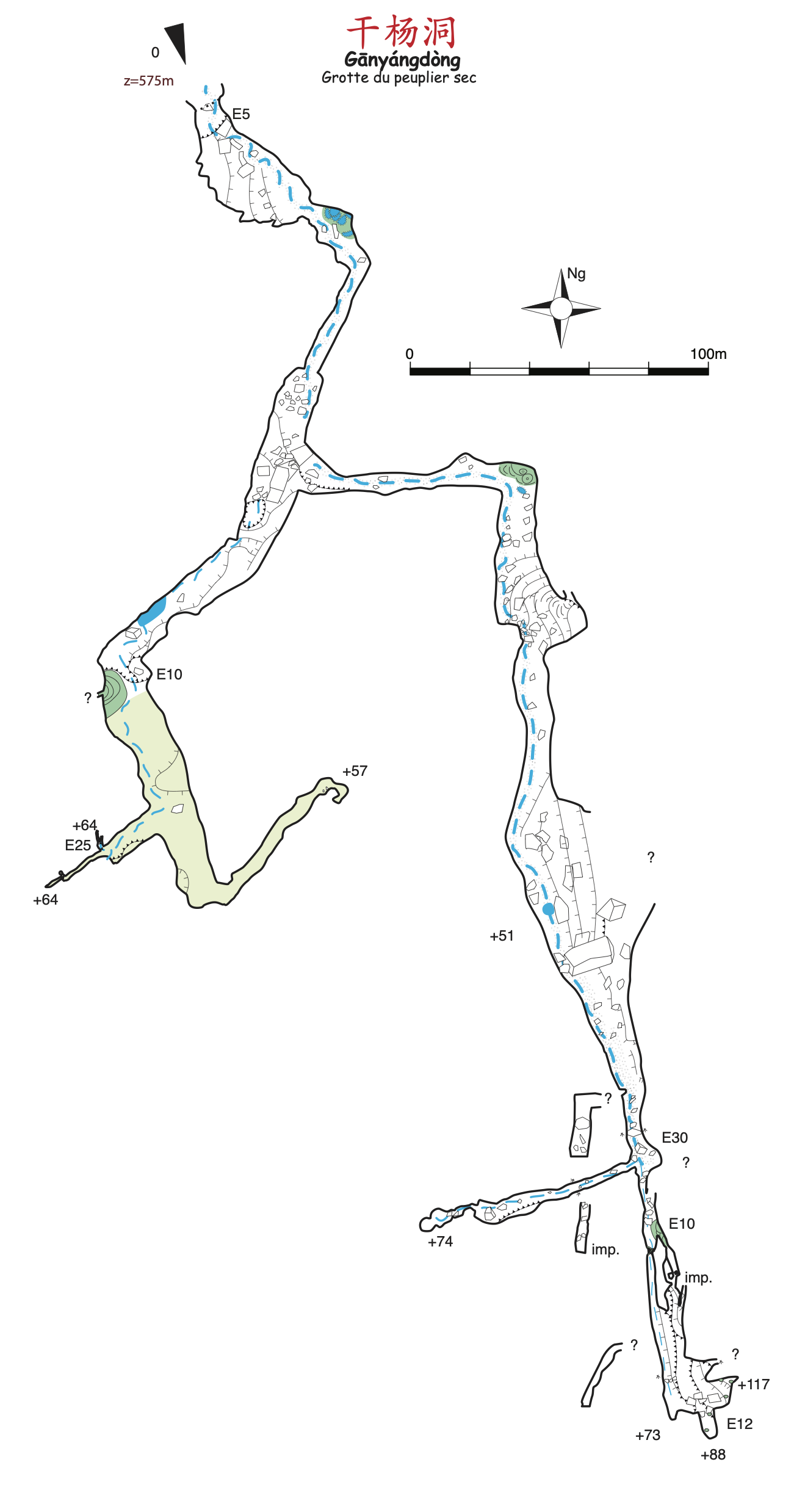 topographie Ganyangdong 干杨洞