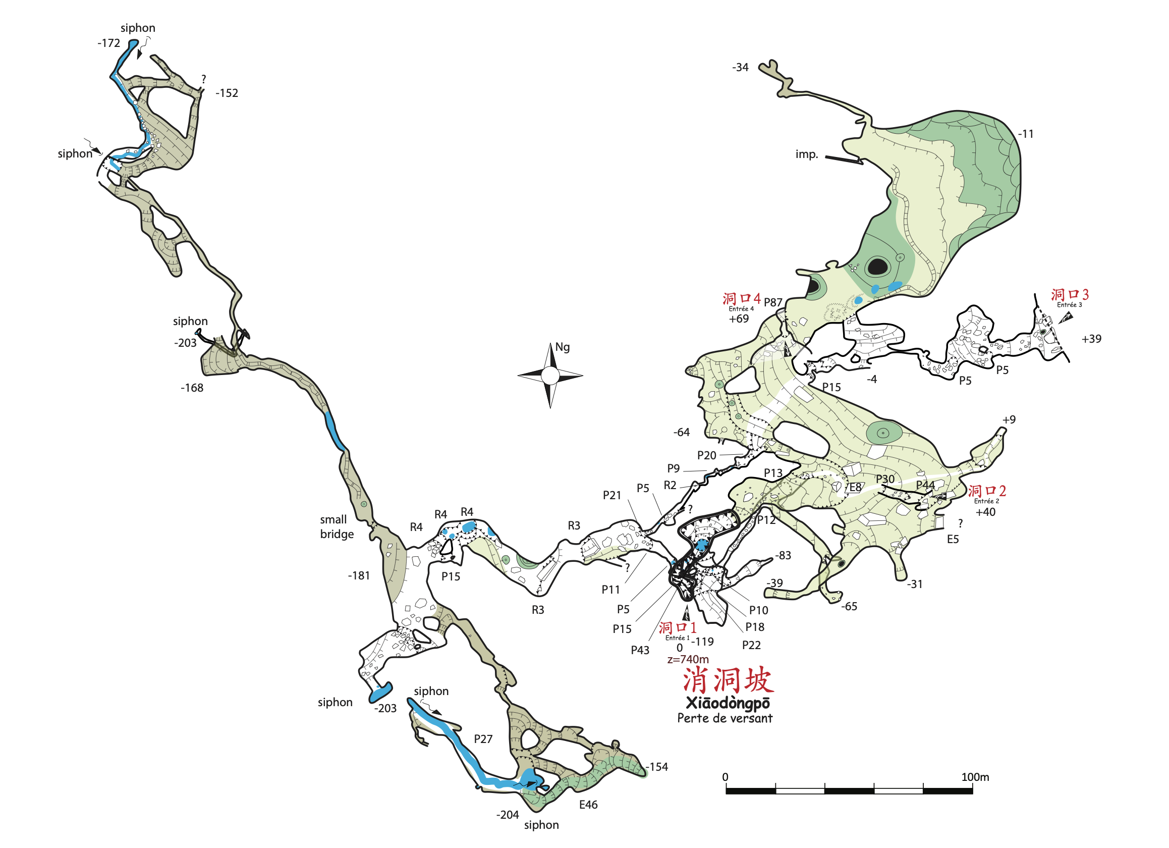 topographie Xiaodongpo 消洞坡