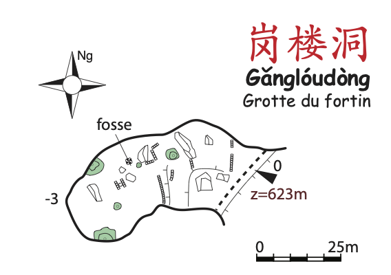 topographie Gangloudong 岗楼洞