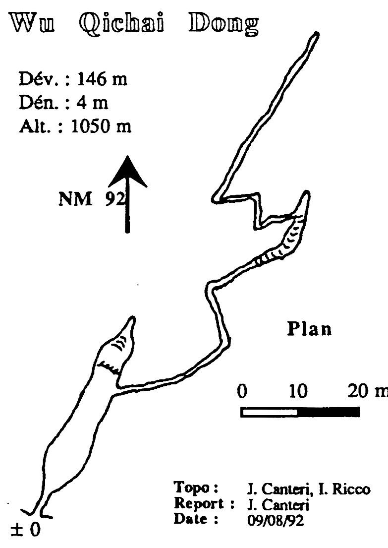 topographie Wuqichaidong 洞