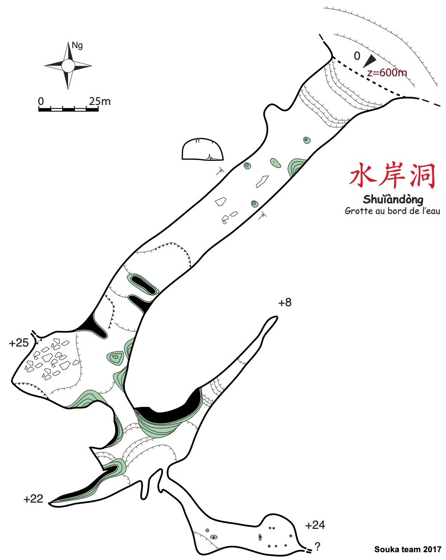 topographie Shuiandong 水岸洞