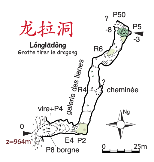 topographie Longladong 龙拉洞