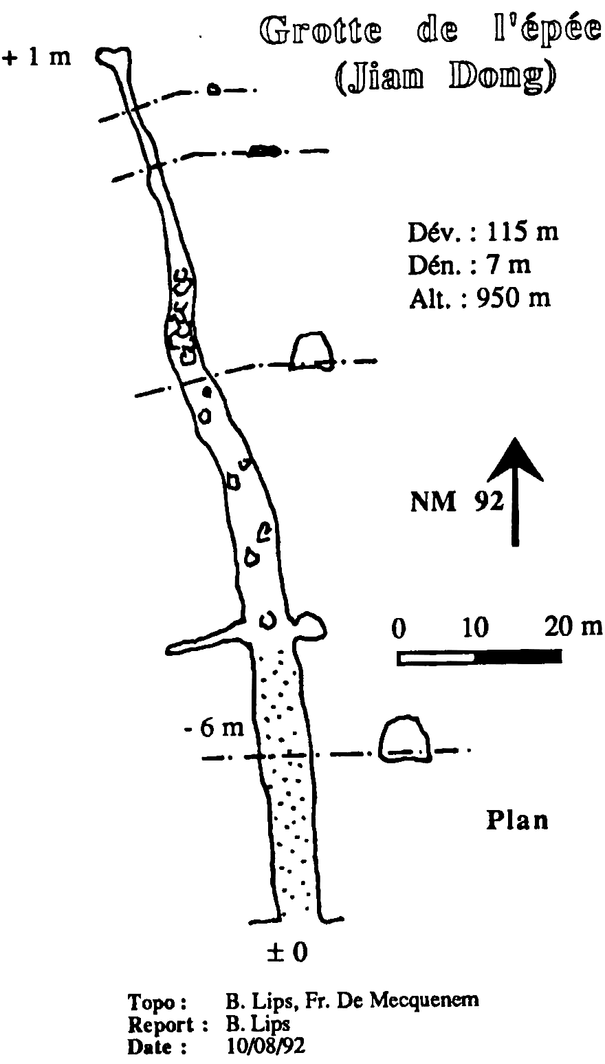 topographie Jiandong 剑洞