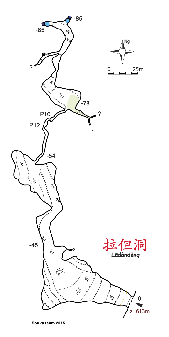 topographie Ladandong 拉但洞