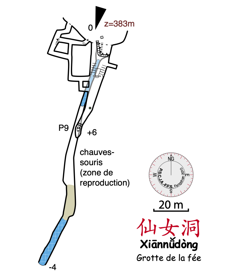 topographie Xiannudong 仙女洞