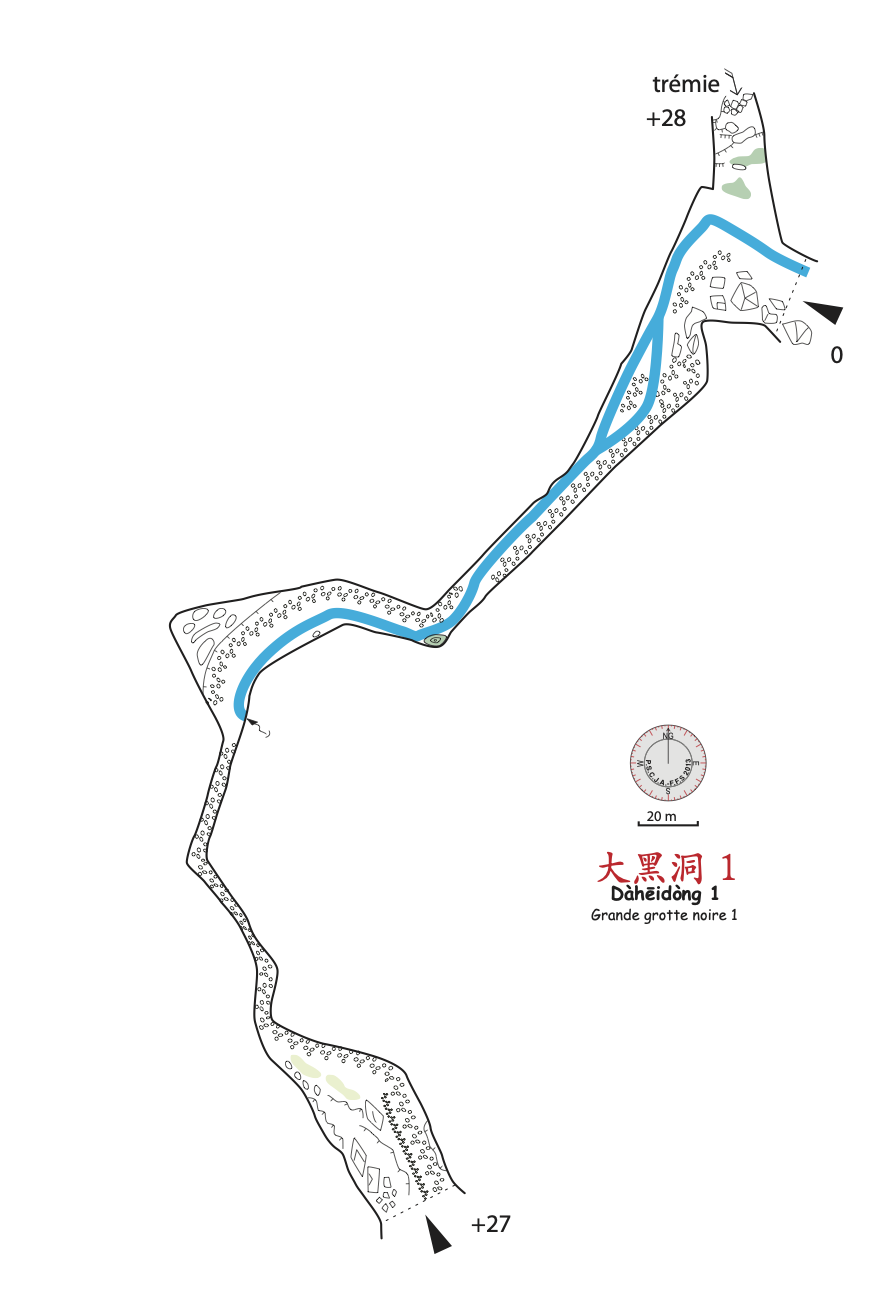 topographie Daheidong 1 大黑洞 1