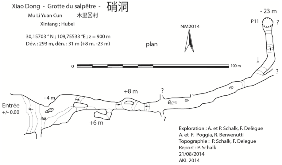 topographie Xiaodongmuliyuan 