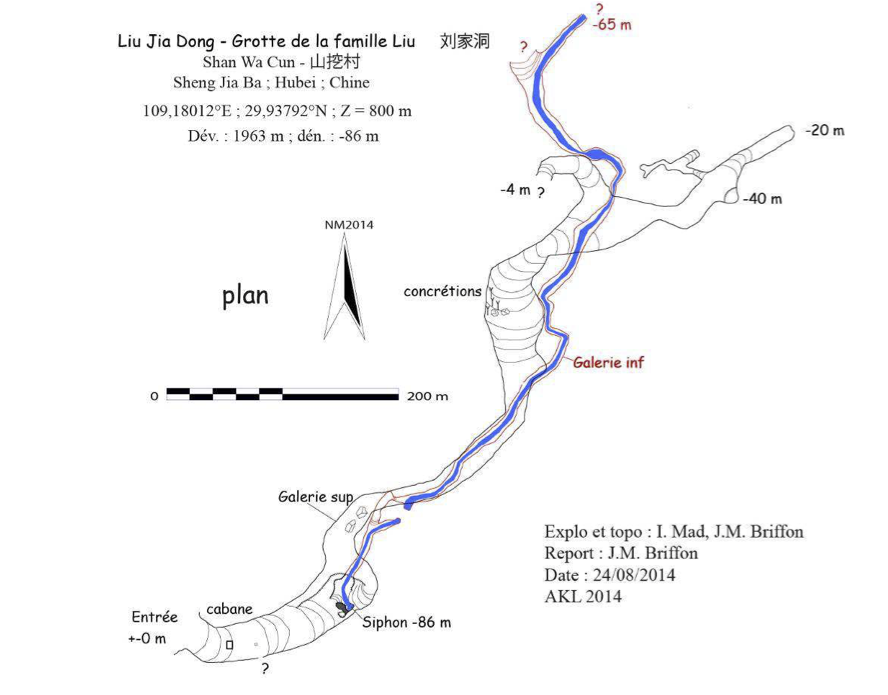 topographie Liujiadong 