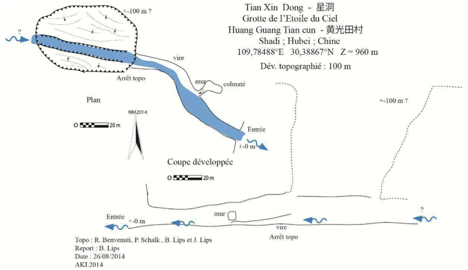 topographie Tianxindong 