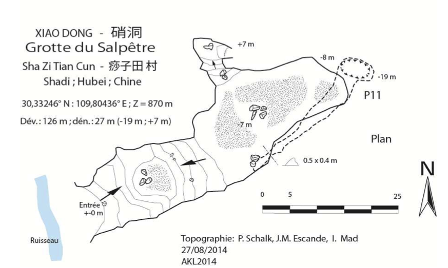 topographie Xiaodong 硝洞