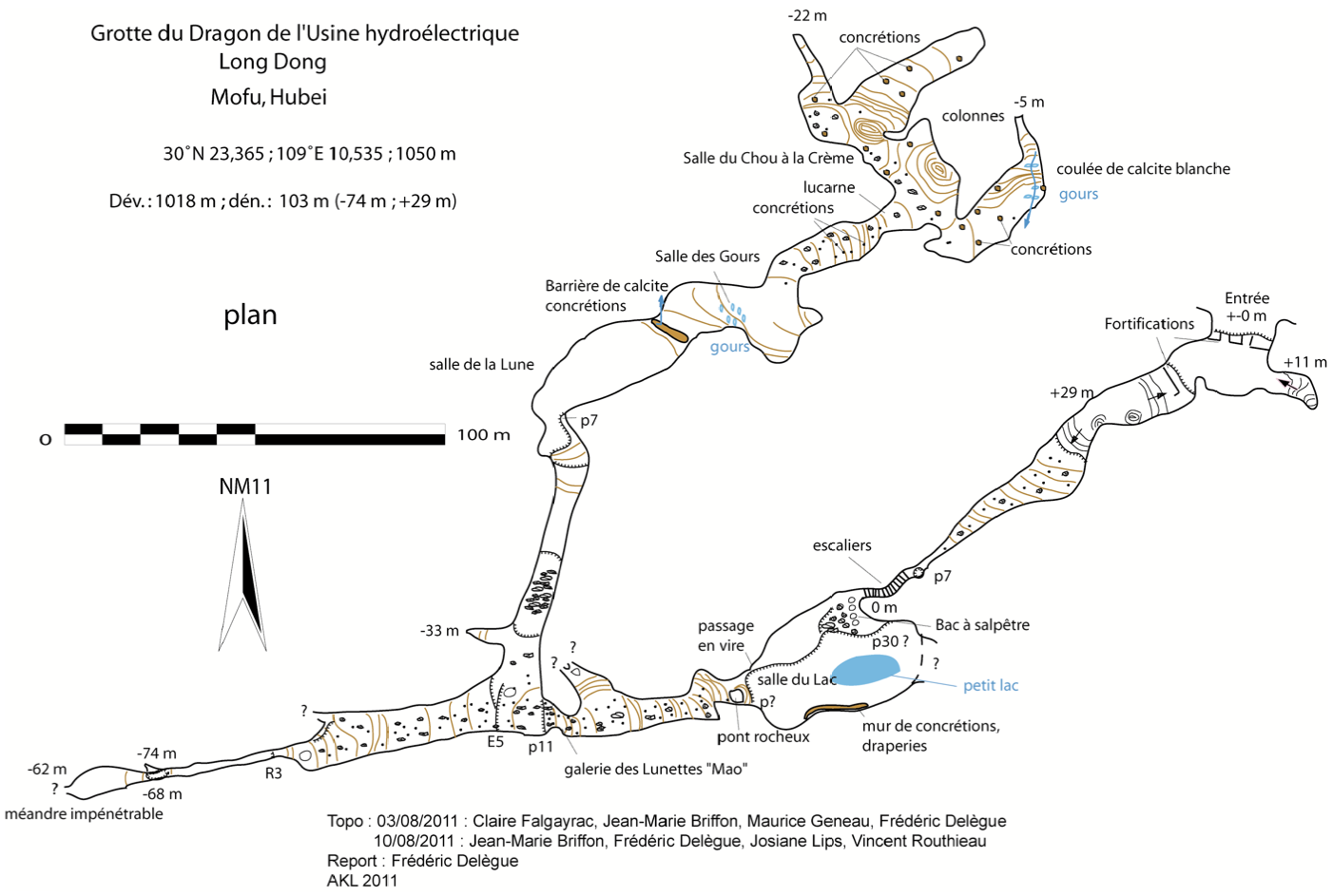 topographie Longdong 龙洞