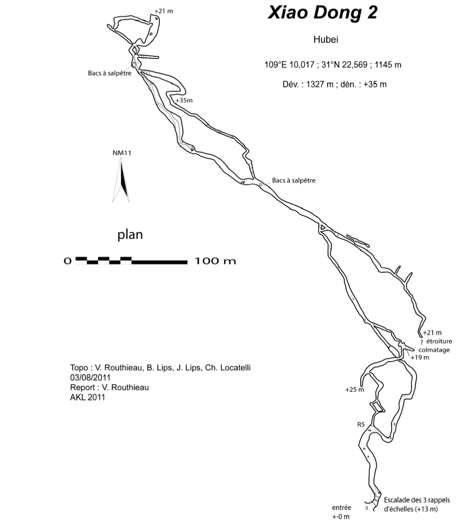 topographie Xiaodong 2 硝洞 2